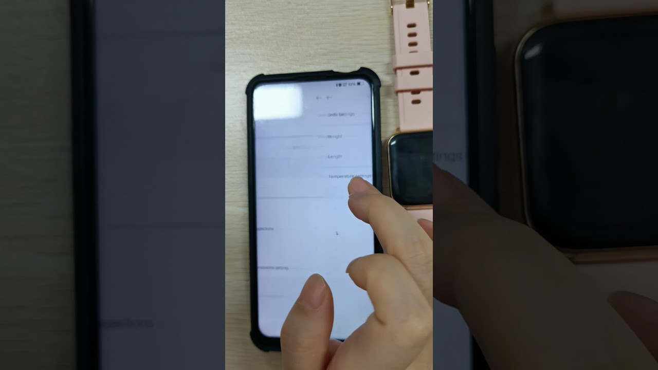 AGPTEK LW31 Smartwatch about weather and Notification settings