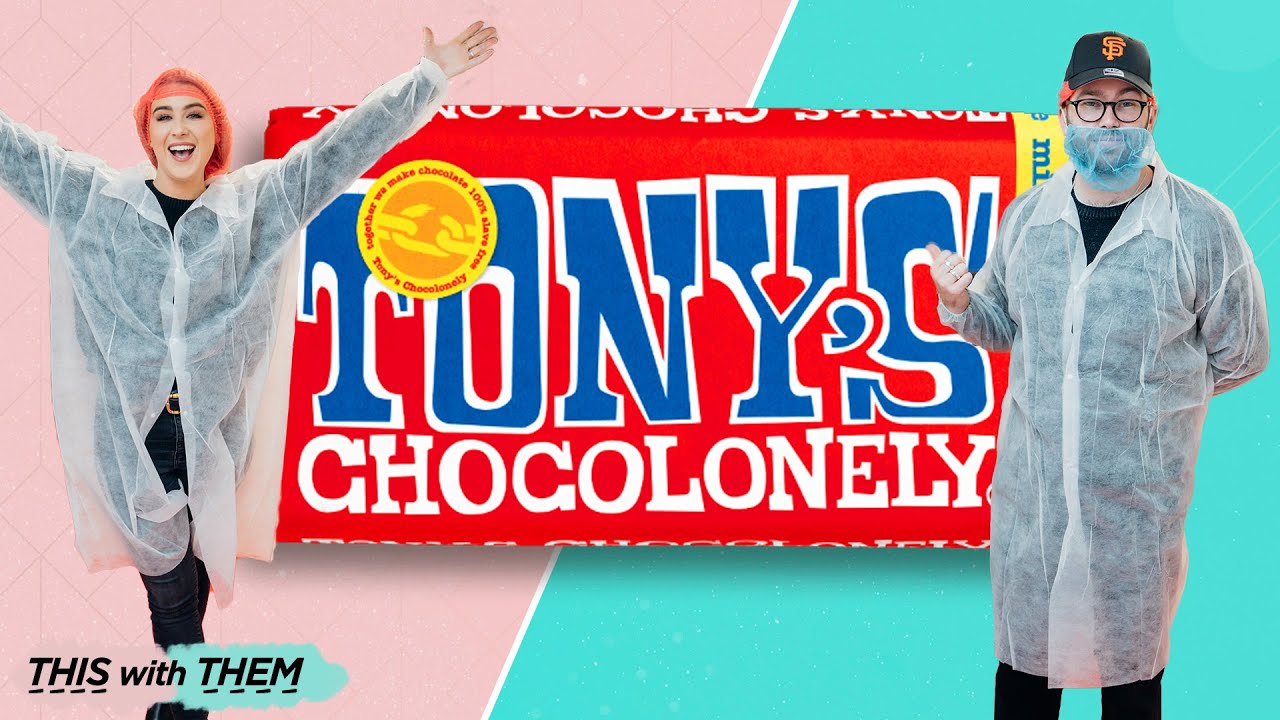 Making our own Chocolate Bars! Tony's Chocolonely 🍫 - This With Them