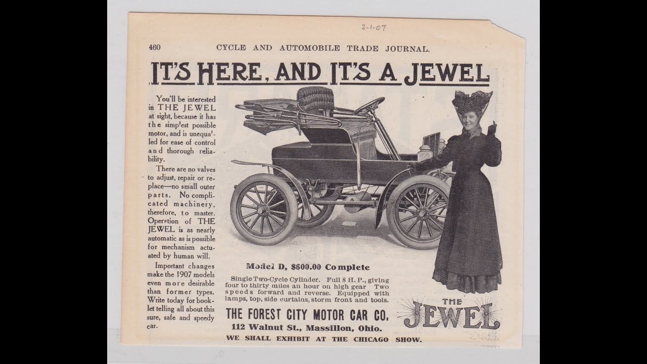 Massillon History: The 1908 Jewel automobile