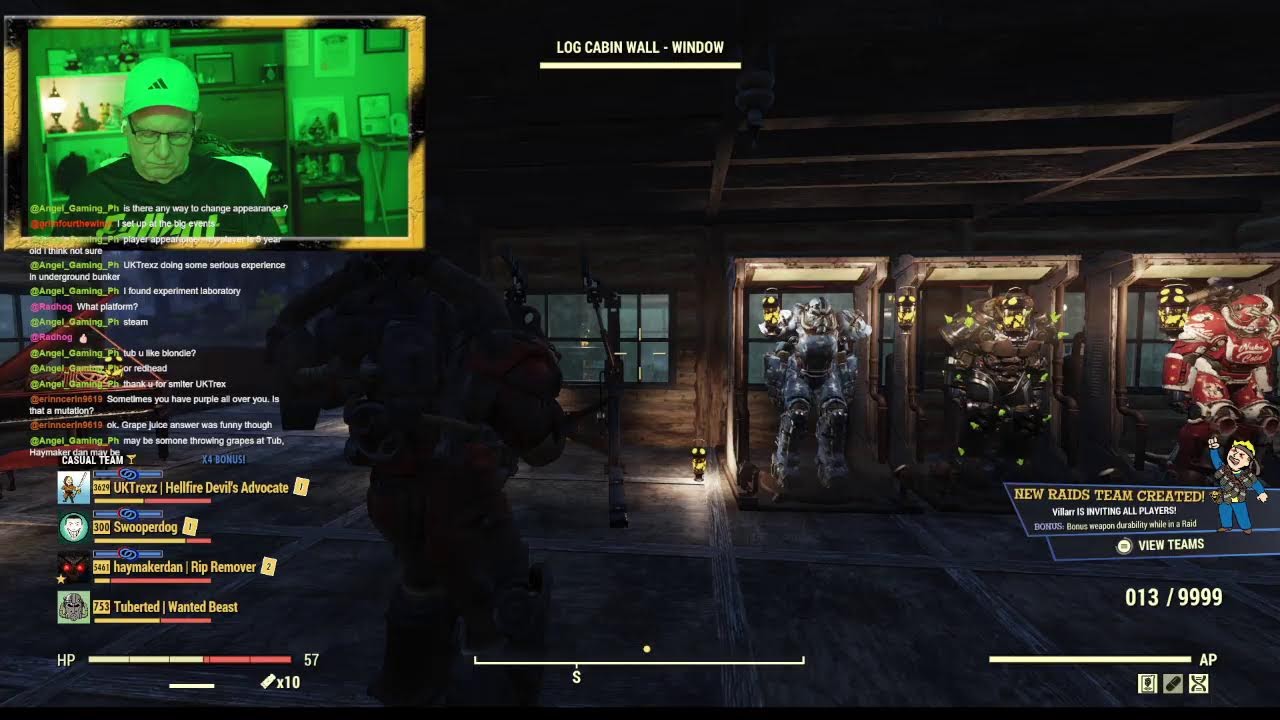 Fallout 76  Season of the Bigfoot. Come and Chat and Have Fun with us.