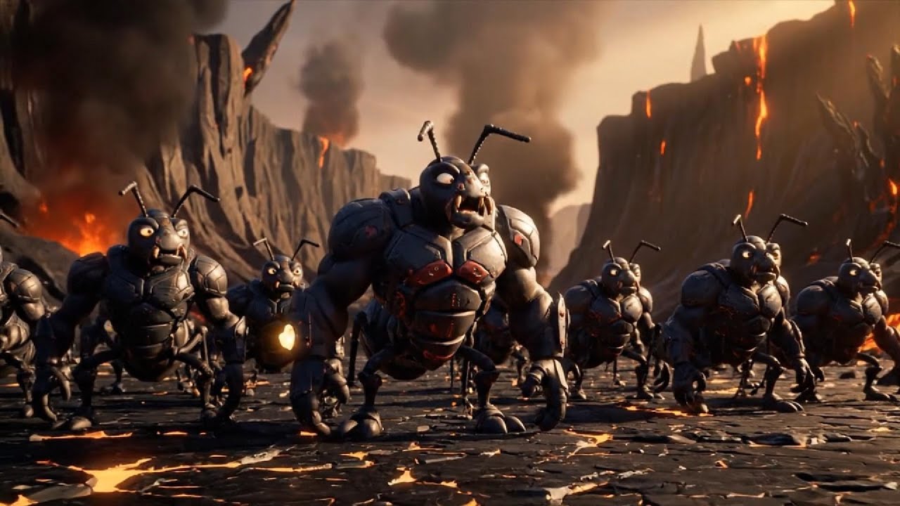 Minecraft - Epic Ant War - Clash at the Ashen Canyon