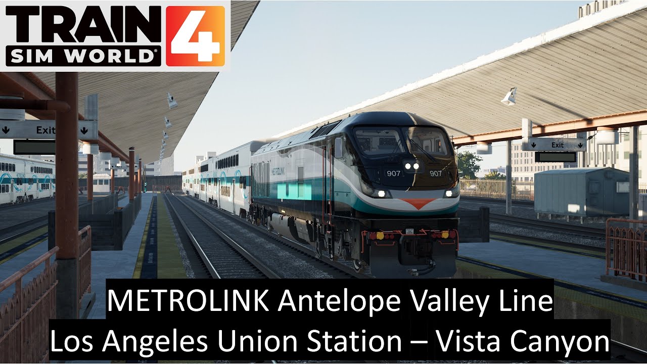 TSW 4 - Metrolink Antelope Valley Line - Teil 1 - L.A. Union Station - Vista Canyon