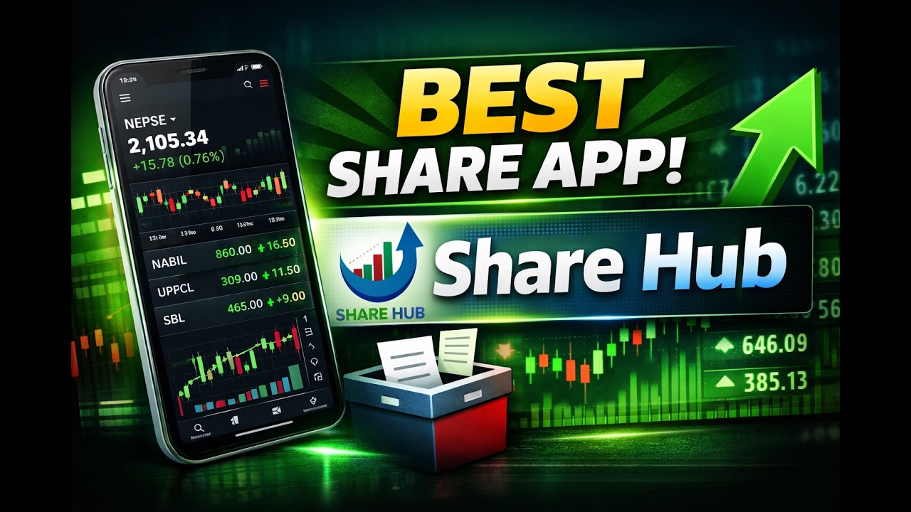 Best App for Share Market in Nepal 🇳🇵 | Share Hub App Full Guide | TechGyan Nepali