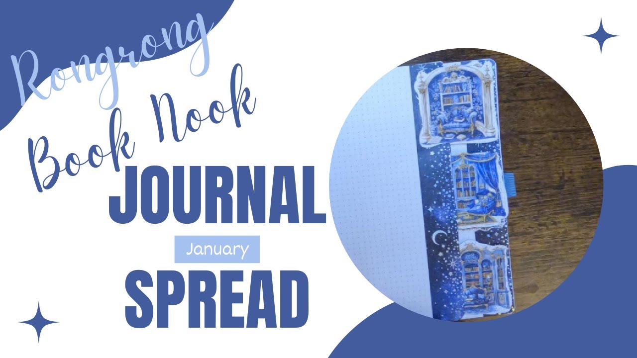 Journal With Me | Baroque Reading Nook Spread Using Rongrong’s Bookworm Bundle