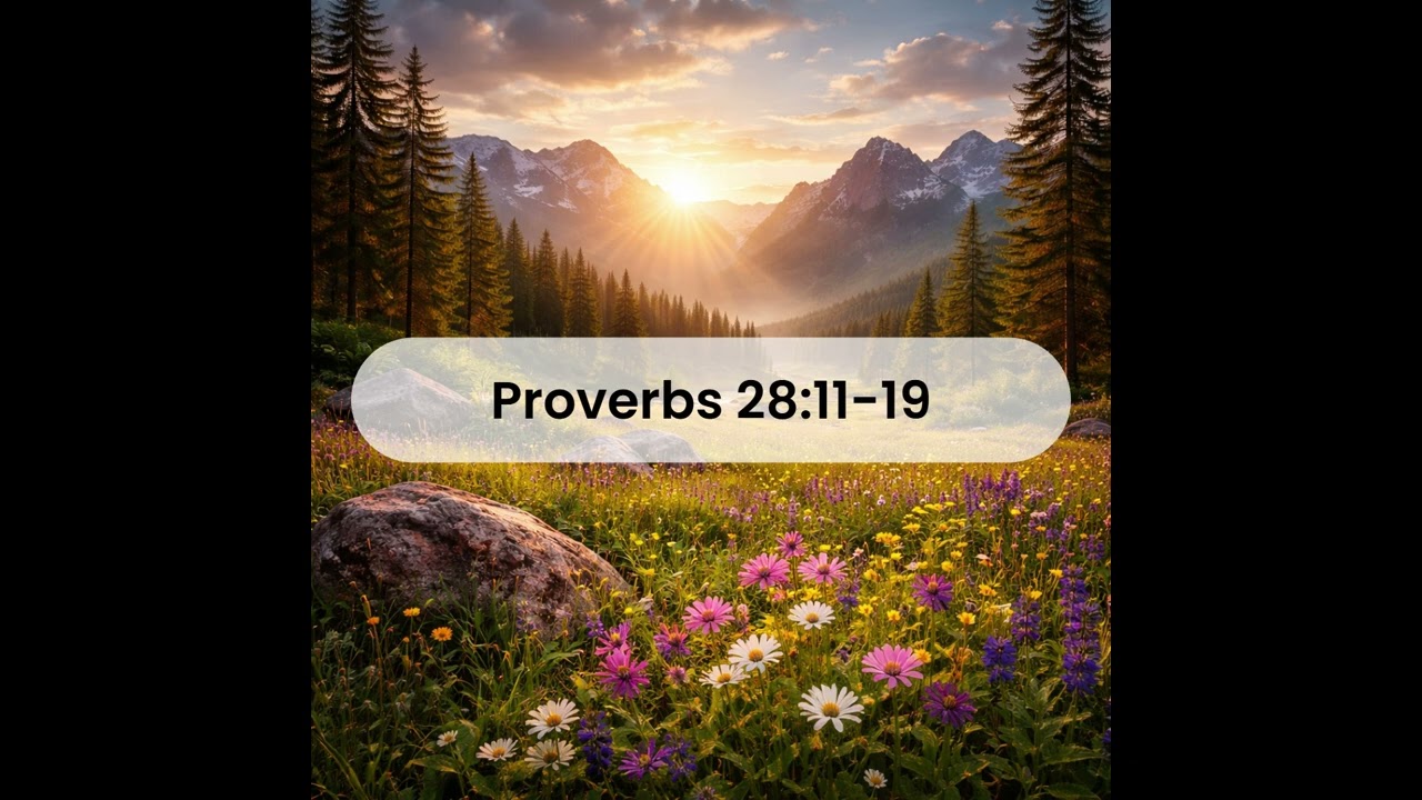 Proverbs 28:11-19 Bible Music