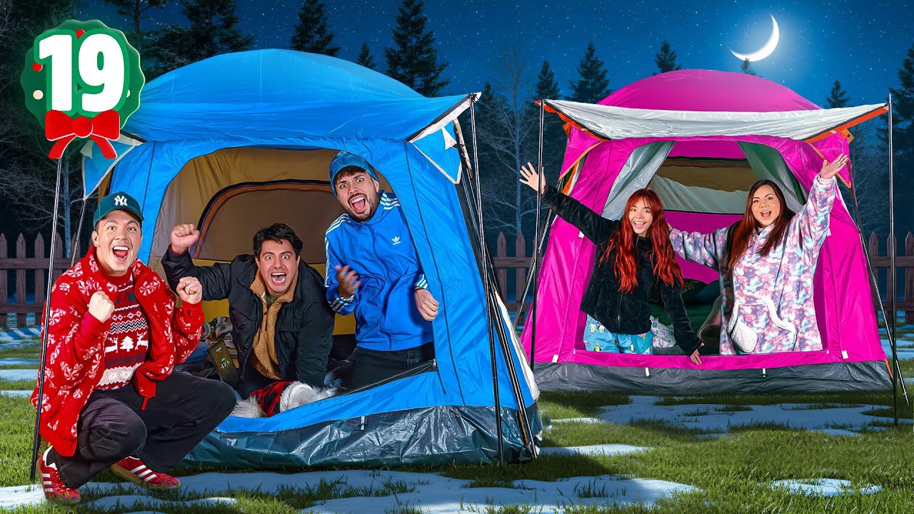 ACAMPAMOS UNA NOCHE EN EL JARD&Iacute;N DE NUESTRA CASA - VLOGMAS 19