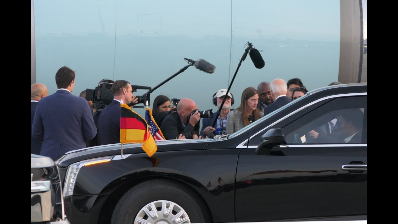 US Präsident Joe Biden - Abreise Flughafen BER