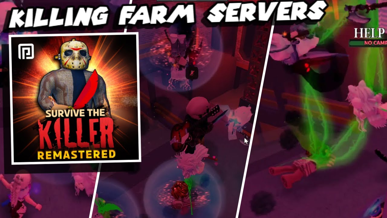 KILLING in PRO FARMING SERVERS // 🔪Survive The Killer
