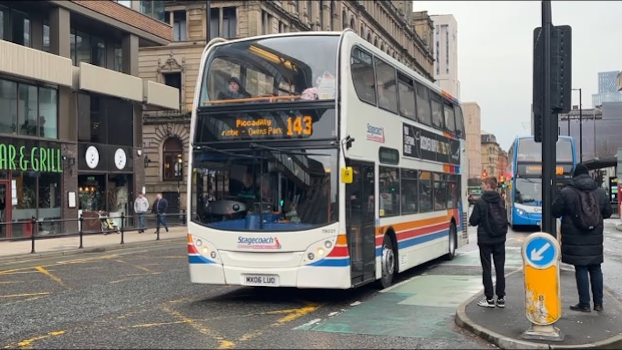 Buses around Manchester City Centre before Bee Network T3 - Saturday 4th January 2025