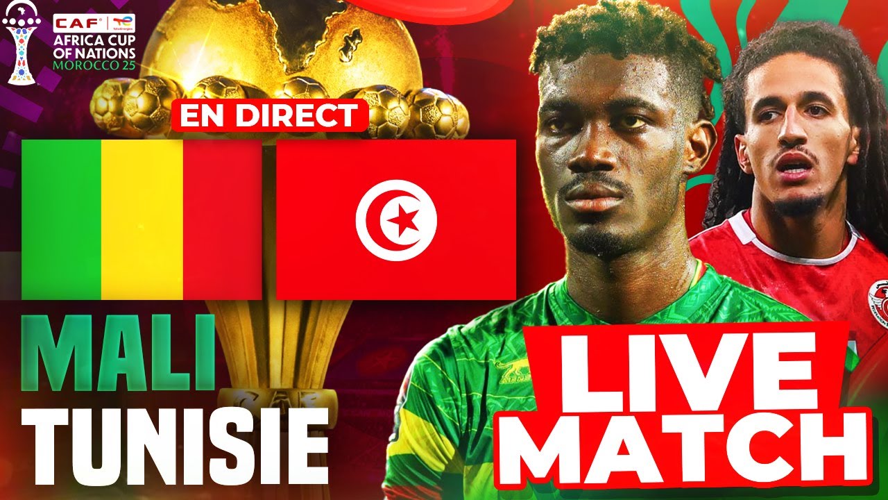 🔴MALI - TUNISIE / PHASES FINALES 8EME CAN 2025