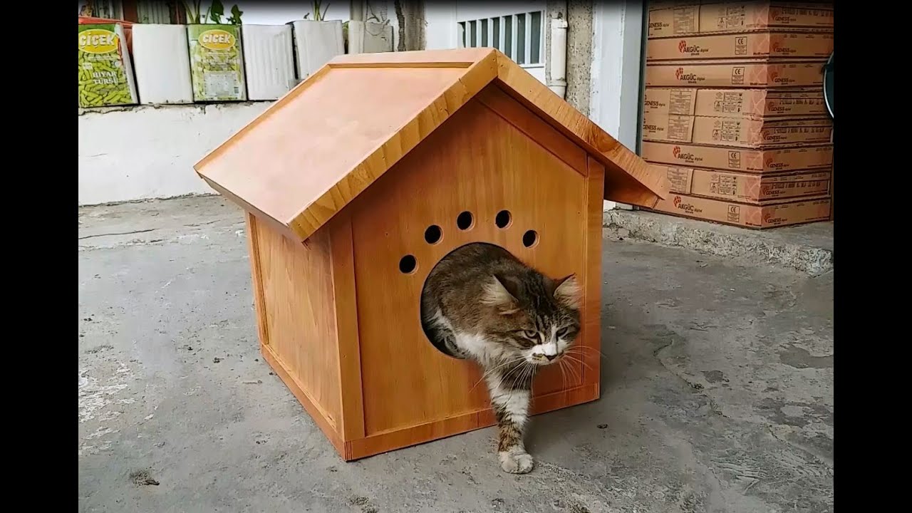 Ahşap Kedi Evi Nasıl Yapılır -Kedi Yuvası- Making A Cat House From Reclaimed Wood -Build A Cat House