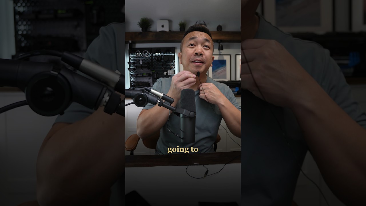 DJI Mic + Shure MVL // #dji #djimic #shuremvl #shuremicrophones #videocreator #video