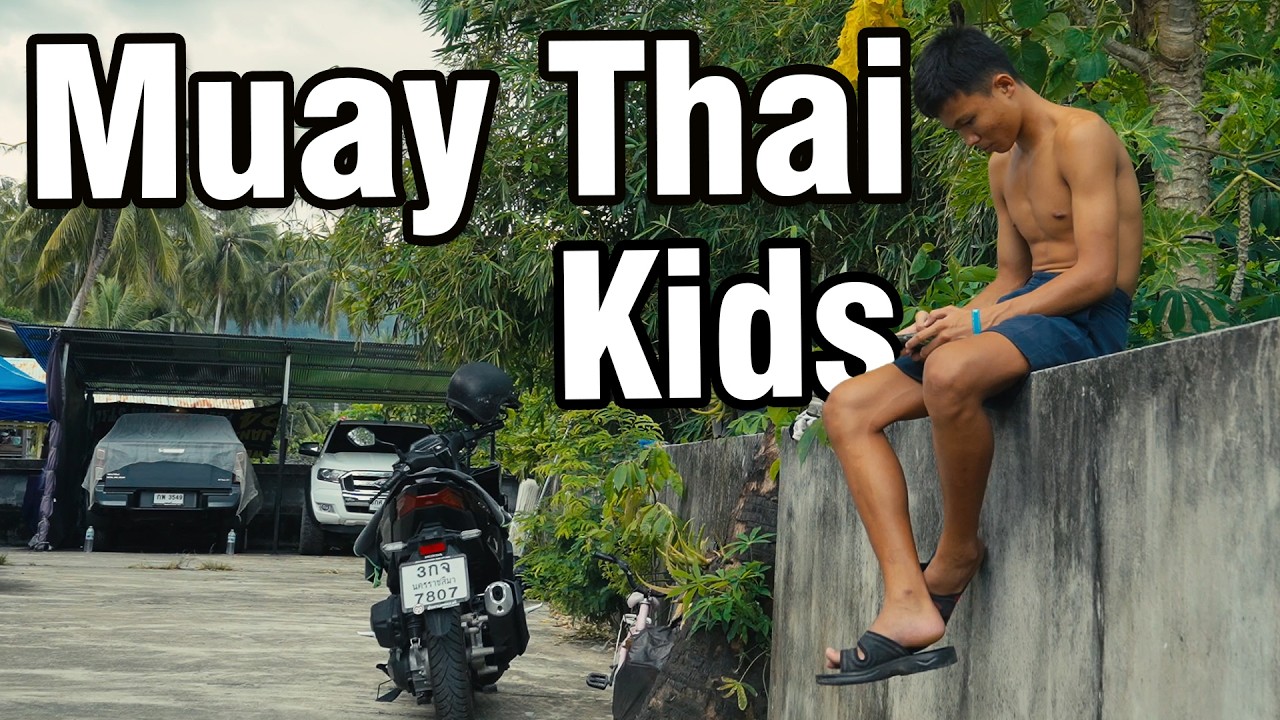 День из жизни детей, занимающихся тайским муай-тай 🇹🇭 в спортзале Punch it Gym на острове Самуи, ...
