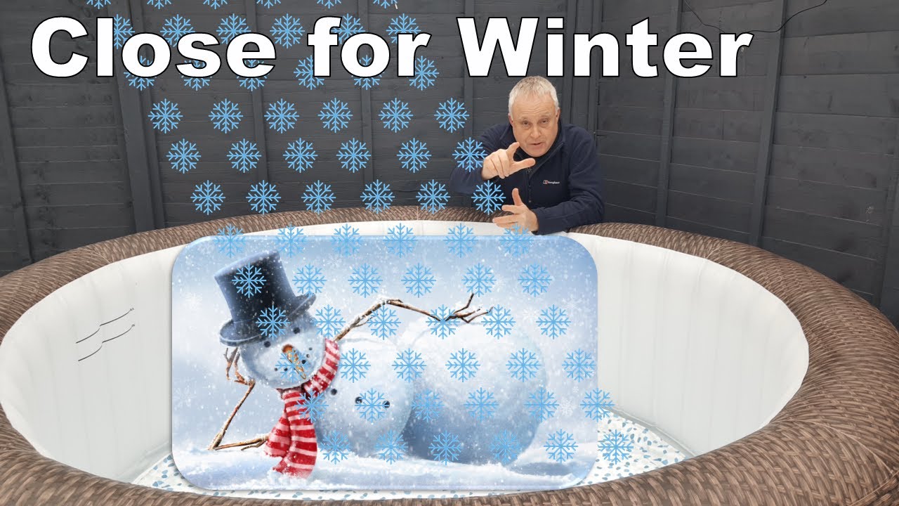 How to Close a Hot Tub for Winter Outdoors 🌨 with Lay Z Spa St Moritz