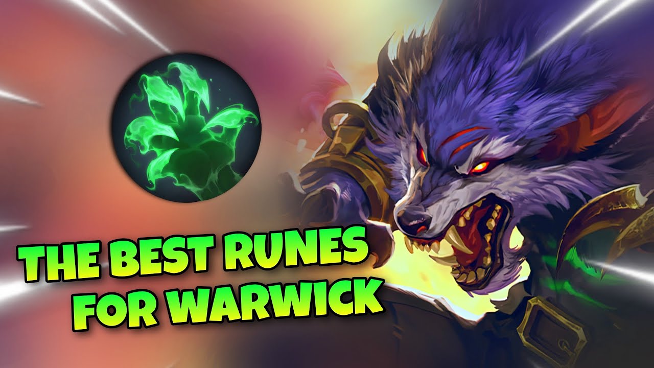 THE BEST RUNES TO CARRY FOR WARWICK JUNGLE WILD RIFT and build