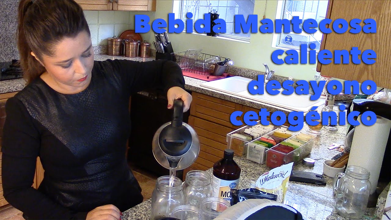 Bebida caliente mantecosa. El desayuno cetogénico más fácil y rico del mundo!