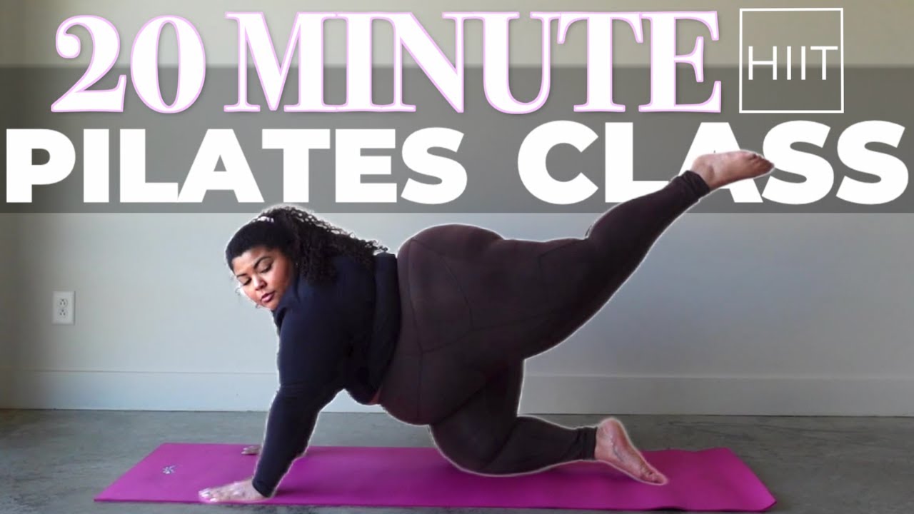 20 MIN FULL BODY PILATES HIIT WORKOUT | Plus Size & Beginner Friendly Workout | No Repeat