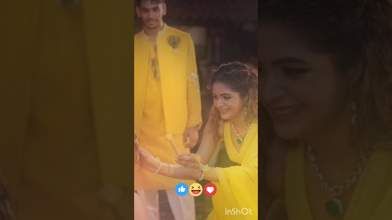 💛 Haldi Ceremony 🥰 Director Shankar daughter Aishwarya ☺️ #marriage #sister #actress #aditishankar