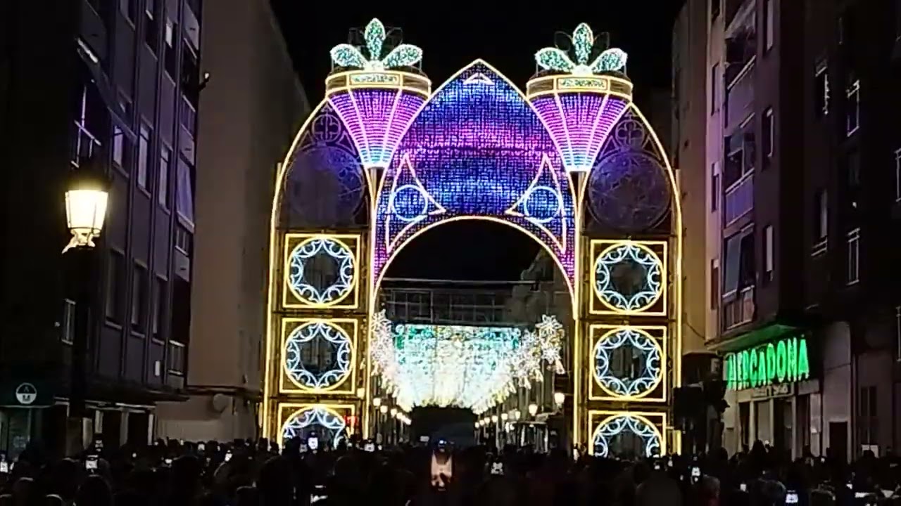 Encendido de luces  Fallas 2024