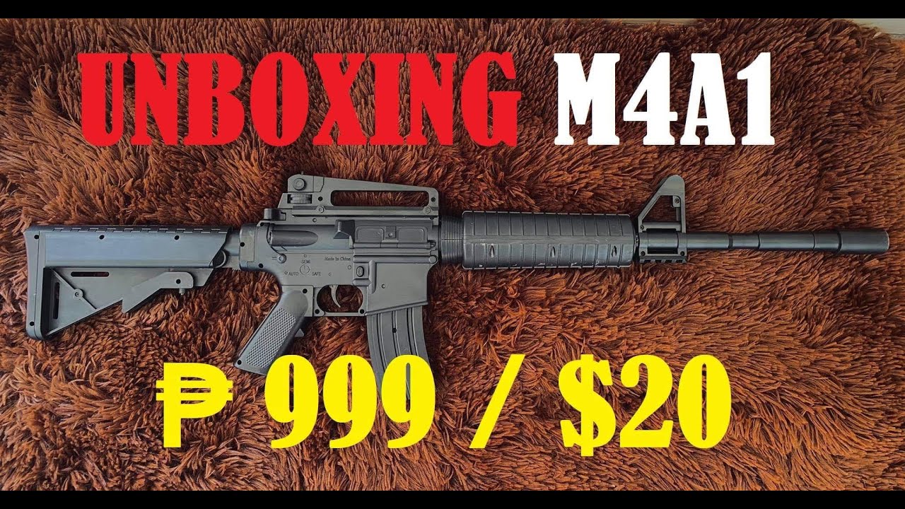 999php M4A1 Semi Metal Airsoft Gun (Nasa Description po ang Link to Order Lazada & Shopee)