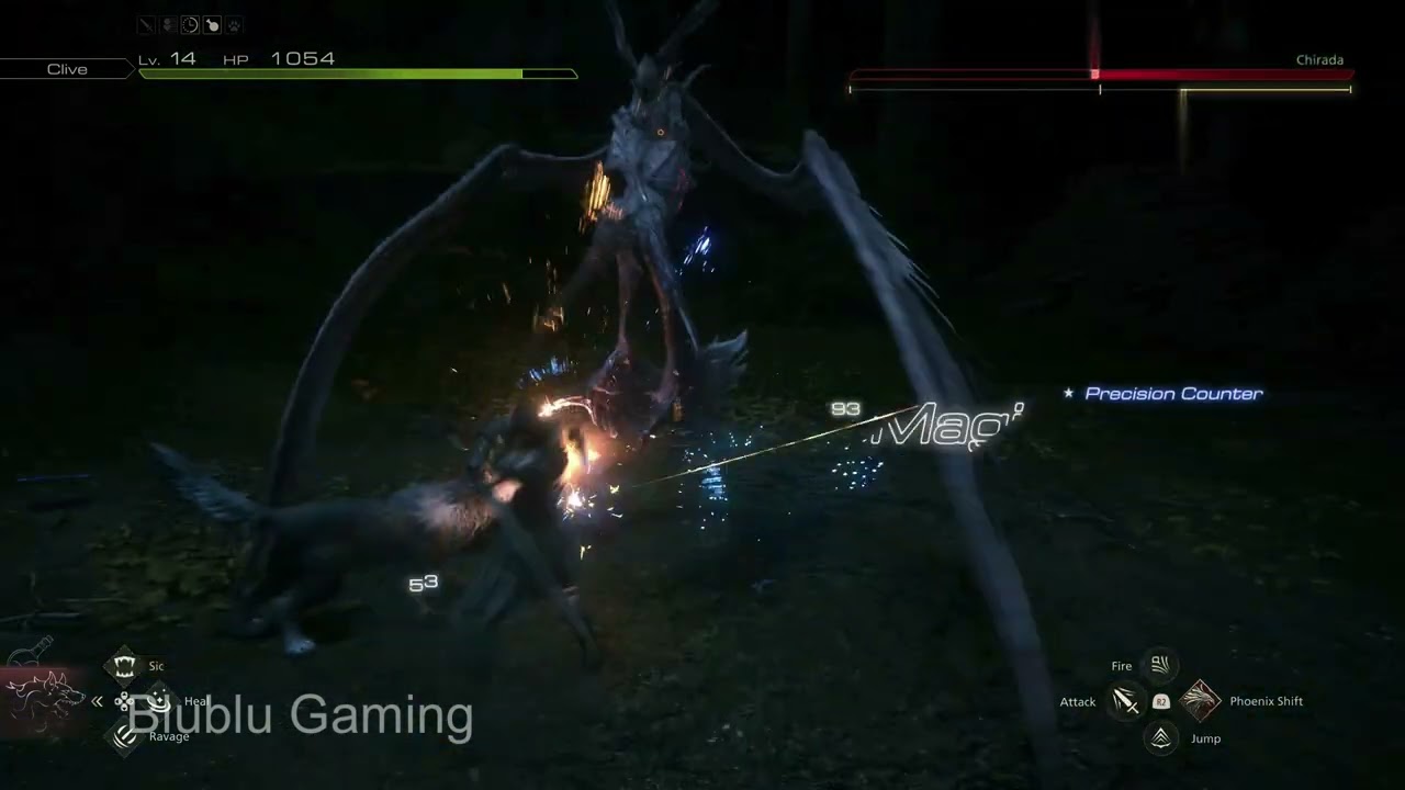 Final Fantasy 16 - Chirada Boss Fight (Blublu Gaming Channel)