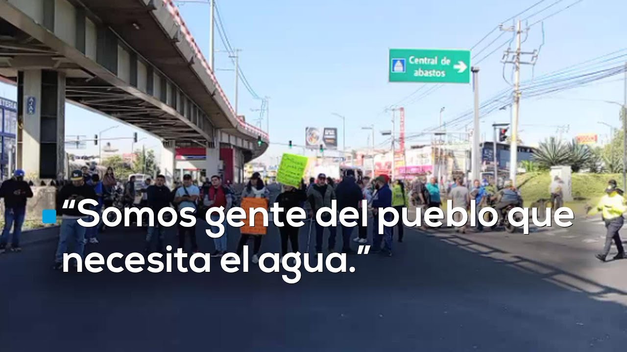 Piperos bloquean el Valle de M&eacute;xico: exigen agua y denuncian clausura de pozos