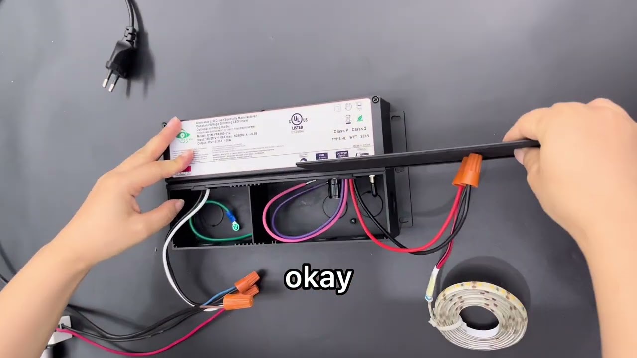 Triac dimmable led driver with junction box