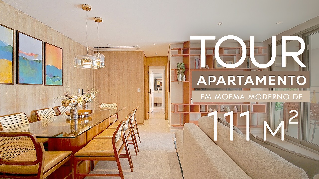 111M² DE PURO ALTO PADRÃO | TOUR EM APARTAMENTO EM MOEMA