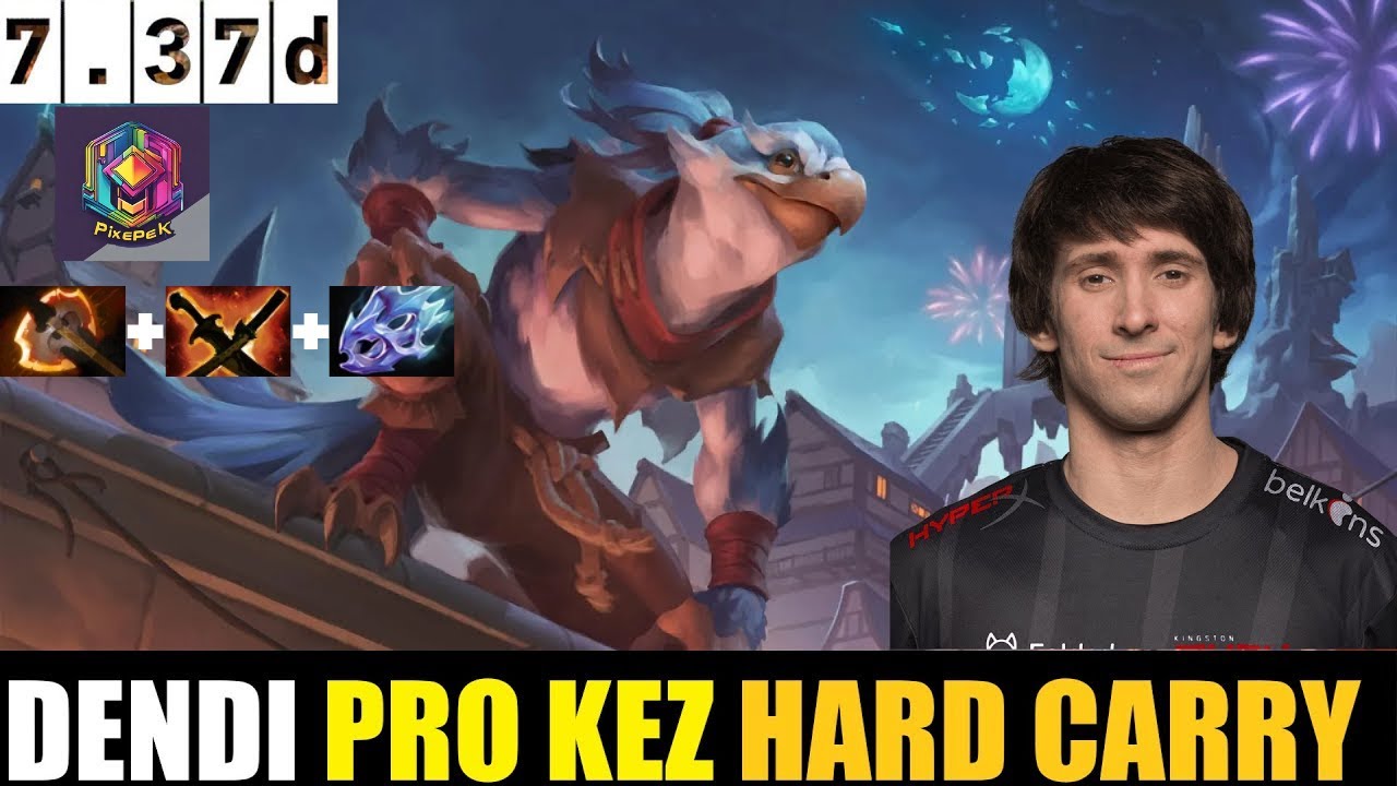 DENDI Kez  Pro Gameplay  Dota 2 Highlights Patch 7.37d