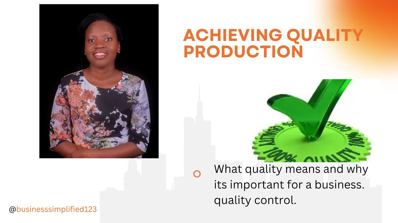Quality control