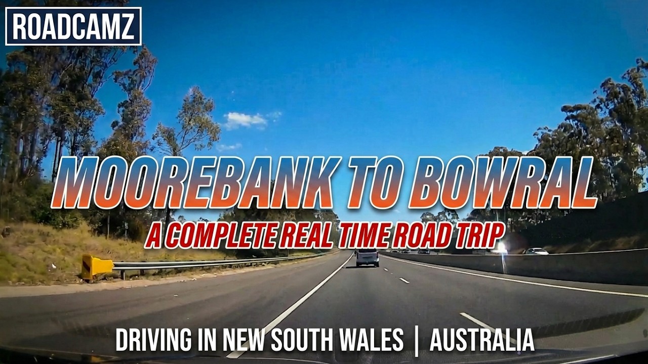 Realtime Driving Moorebank to Bowral