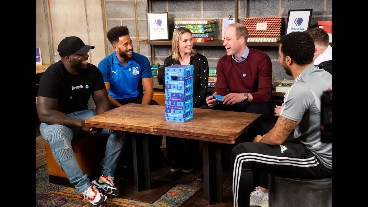 The Duke of Cambridge plays #HeadsUp Jenga | #KickOffAConversation
