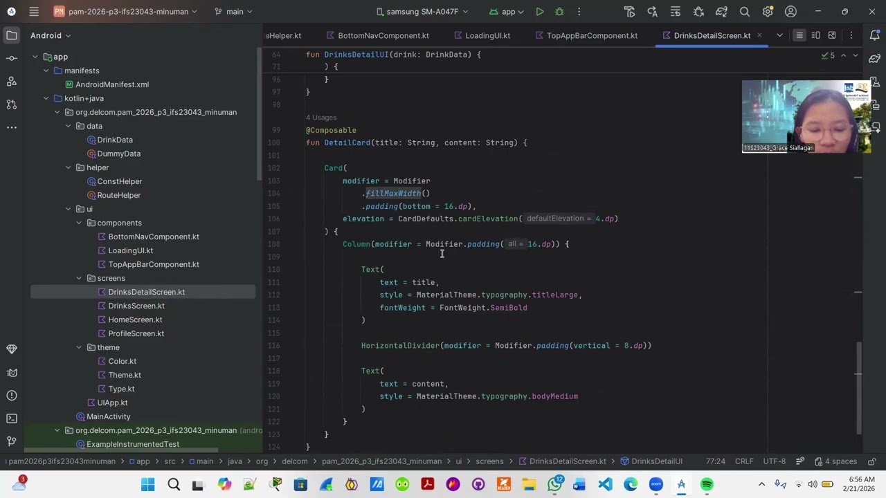 Presentasi Praktikum 3 Pengembangan Aplikasi berbasis Web