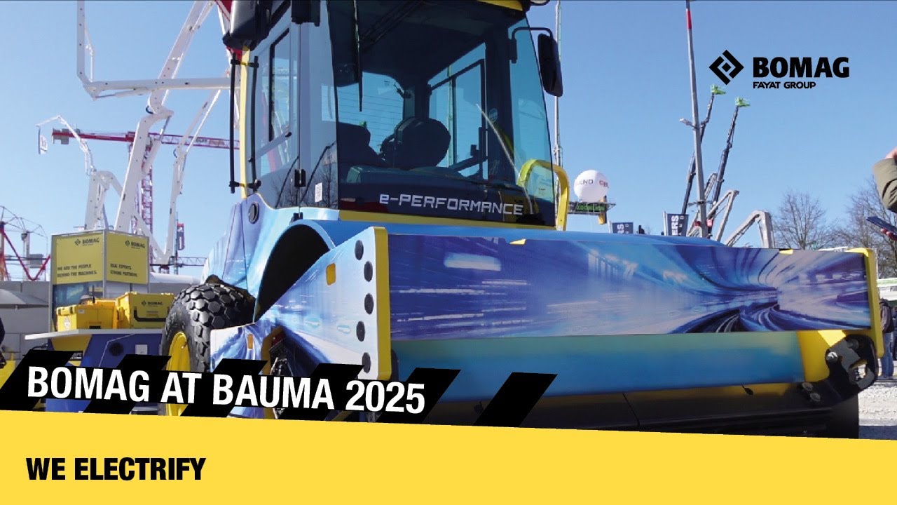 BOMAG at bauma 2025 - Electric Construction Machines