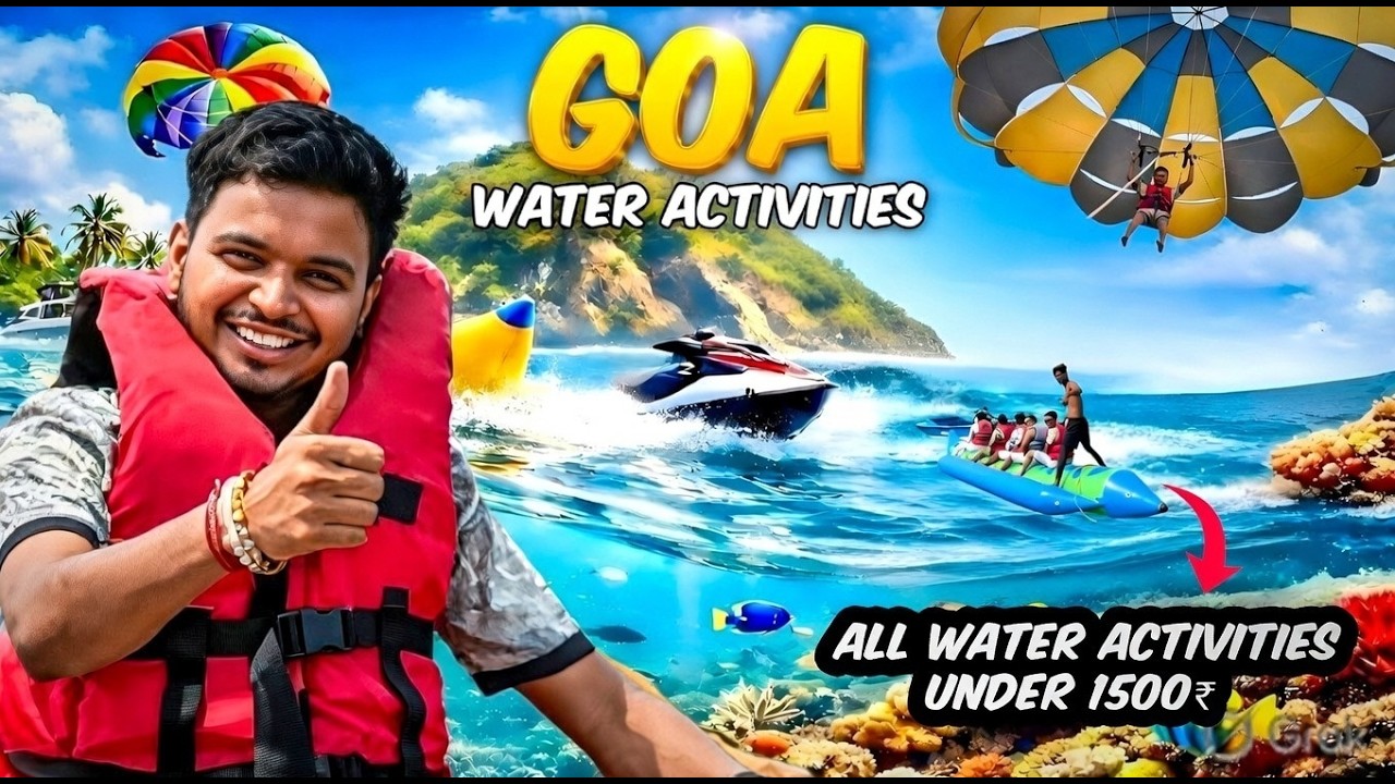 Goa Water Sports Package 2026 | सिर्फ 1500₹ में Unlimited Thrill!