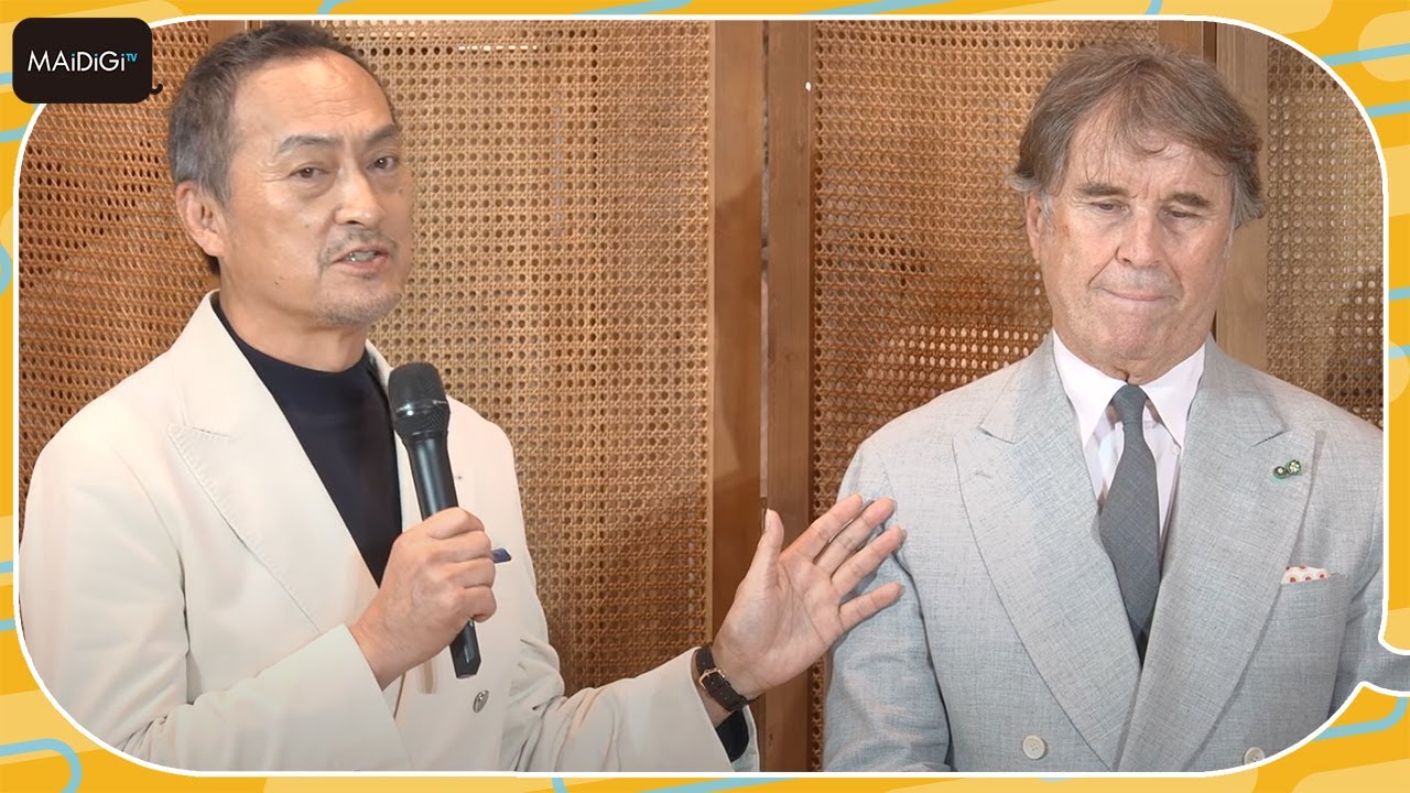 渡辺謙、ブルネロクチネリ創業者の“ラストサムライ愛”に「情熱的な方」と笑顔　「ブルネロ クチネリ銀座店」オープニングセレモニー