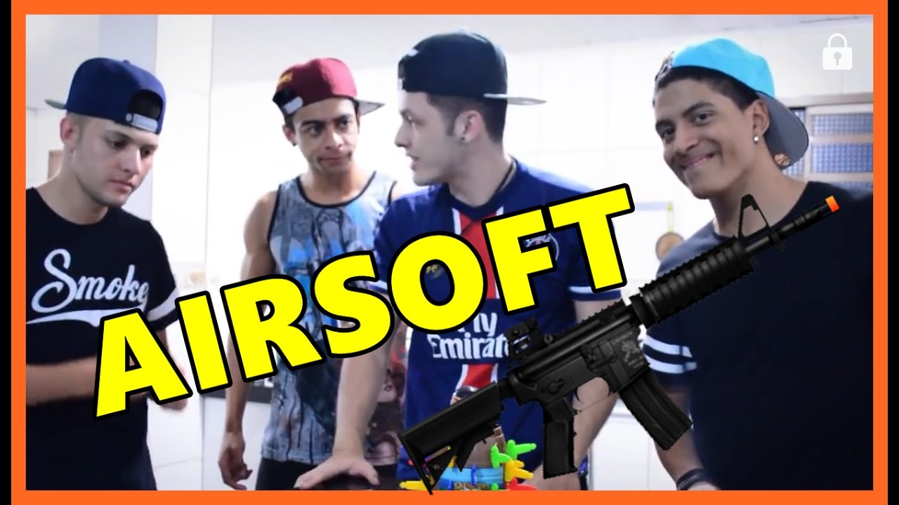 DESAFIO DO AIRSOFT ( ft. CARACOL RAIVOSO, EVERSON ZOIO, LUSQUINHA E RODRIGO COELHO )