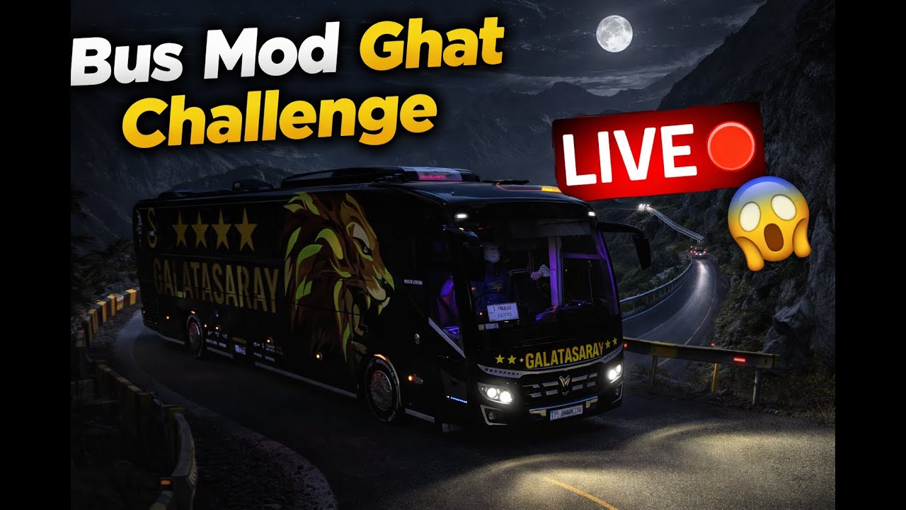🚌 Bus Mod Ghat Challenge LIVE 🔴|#ETS2 #shorts #gaminglive#shorts#viralshorts#trendinggaming#ets2mods