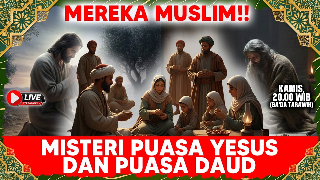MISTERI PUASA YESUS DAN PUASA DAUD - MEREKA MUSLIM!!