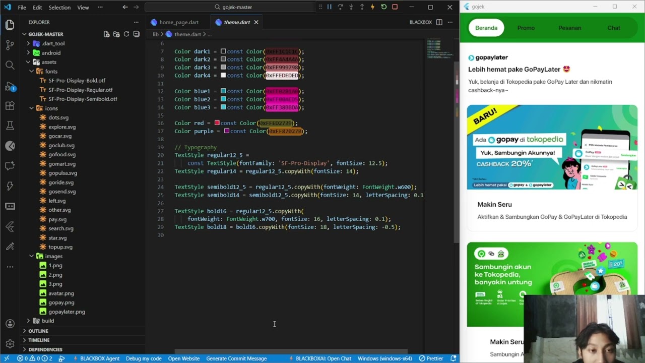 Membuat UI GoJek Menggunakan Flutter