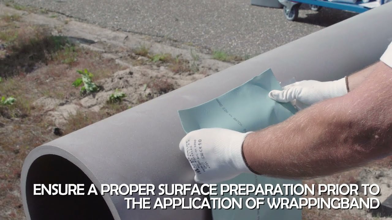 How to use STOPAQ® on a straight pipe using straight wrap