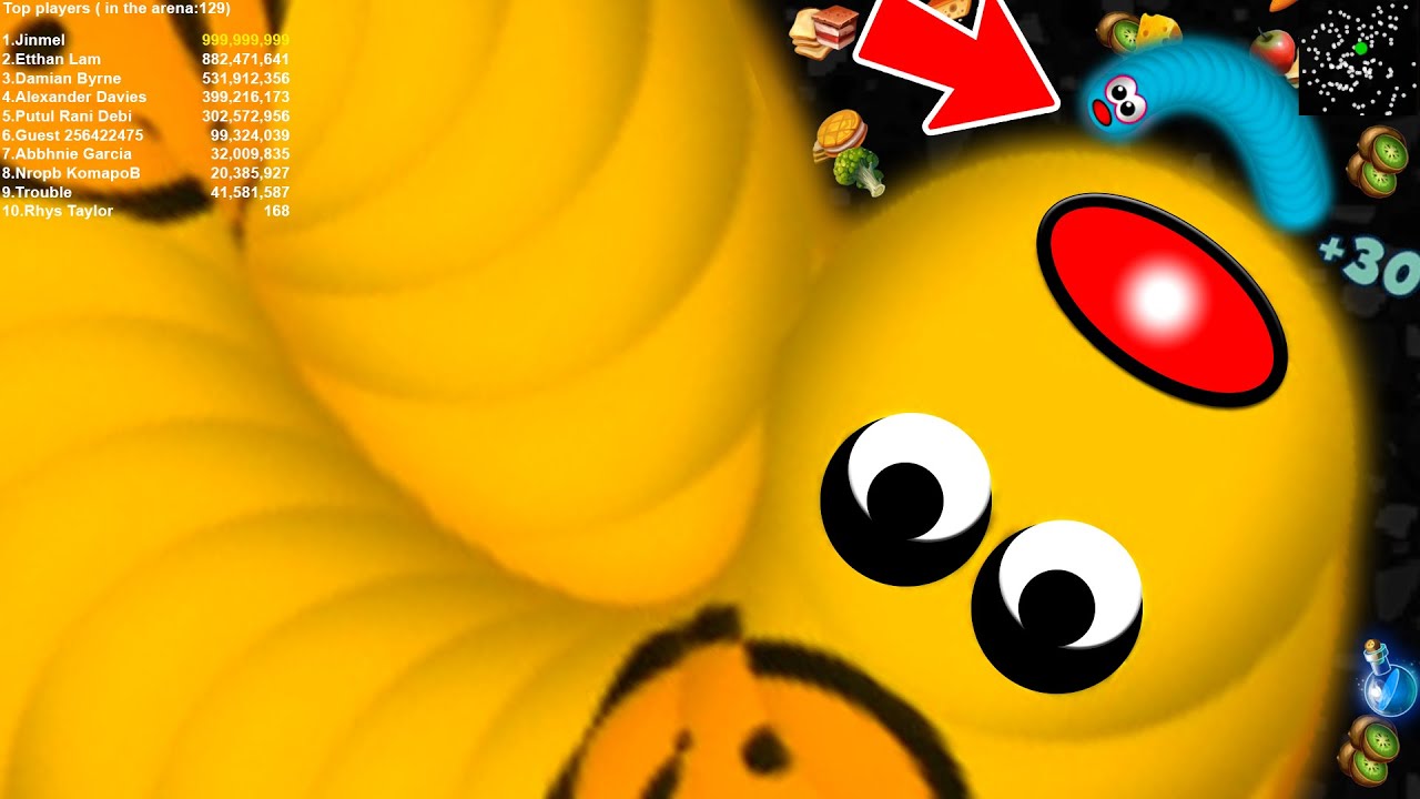 WormsZone.io Biggest Slither Snake High Score Top 01 Epic WormsZoneio Gameplay Moments #104