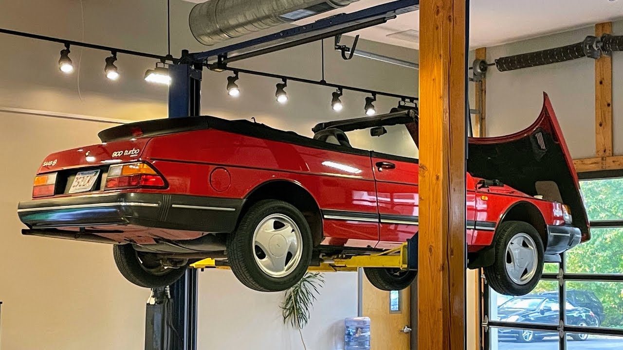 1992 Saab 900 Turbo Convertible Chassis Inspection