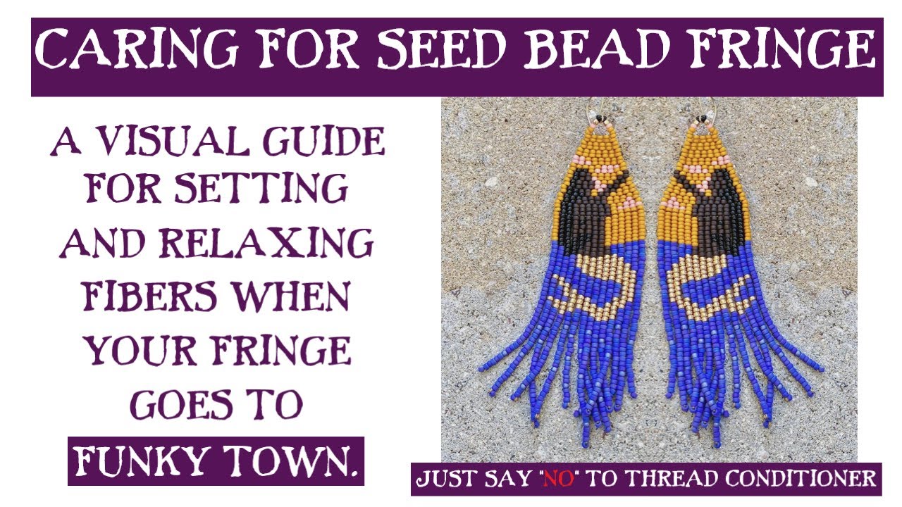 How to Care for Your Fringed Seed Bead Earrings