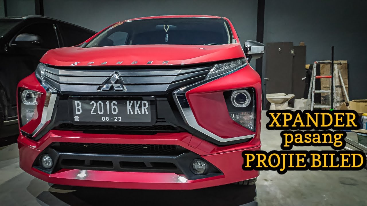 Modifikasi Mitsubishi Xpander pasang projie bi-led