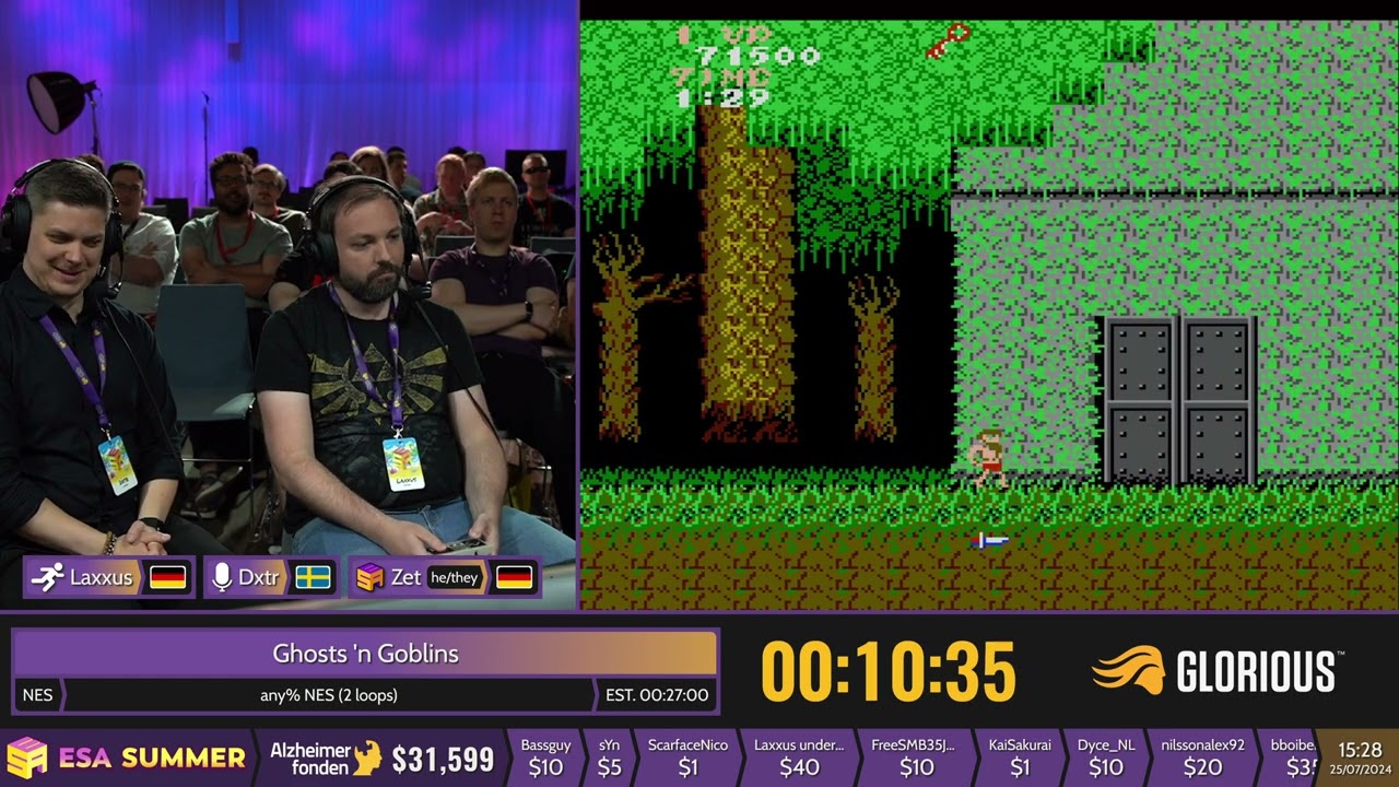 Ghosts 'n Goblins [Any% NES (2 loops)] by Laxxus - #ESASummer24