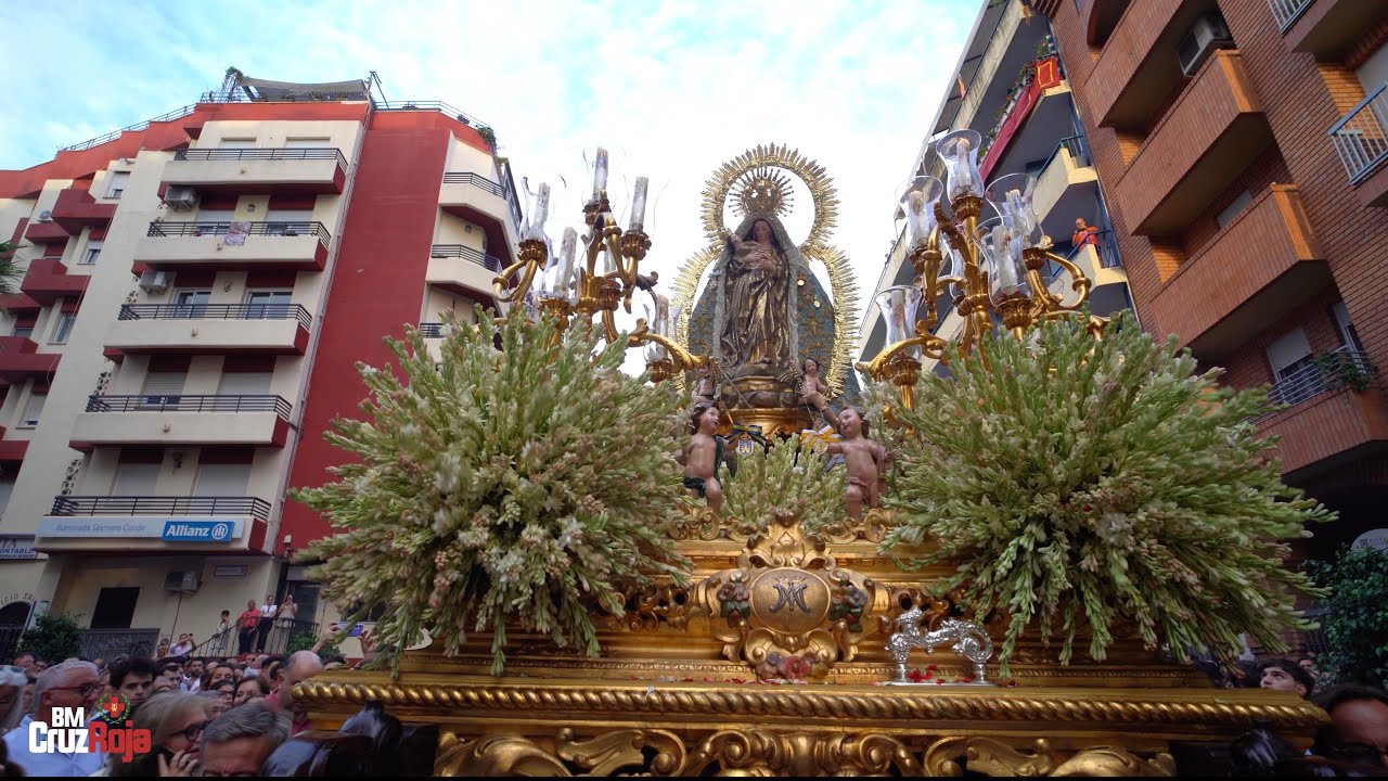 [4K] VIRGEN DE LOS REMEDIOS de Villarrasa | “ROSARIO DE MONTESIÓN” - Magna de Huelva
