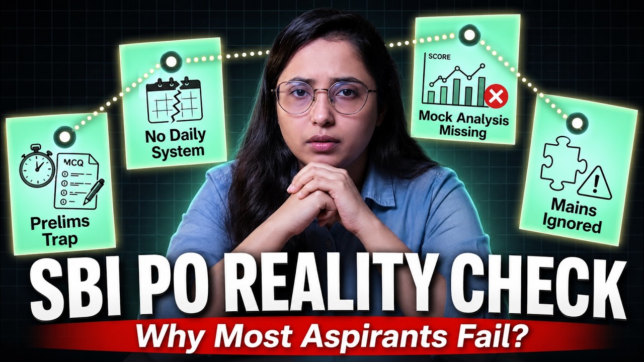 Why SBI PO Selection Becomes Difficult for Most Aspirants? Reality Check to Crack SBI PO 2026🔥