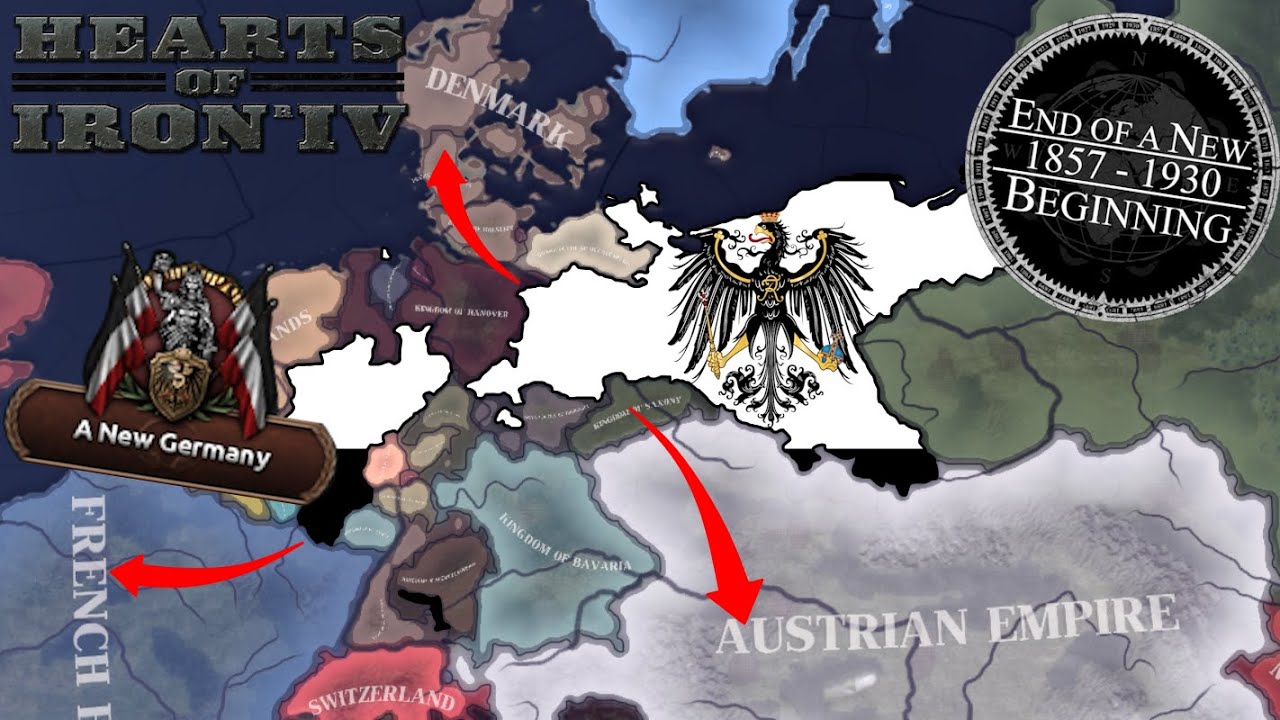 Unifying Germany as Prussia in The End of a New Beginning | Hearts of Iron IV