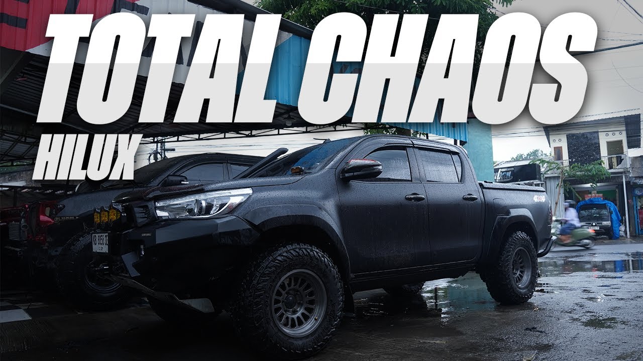 INSTAL DAN SETTING SISTEM SUSPENSI TOTAL CHAOS DI TOYOTA HILUX
